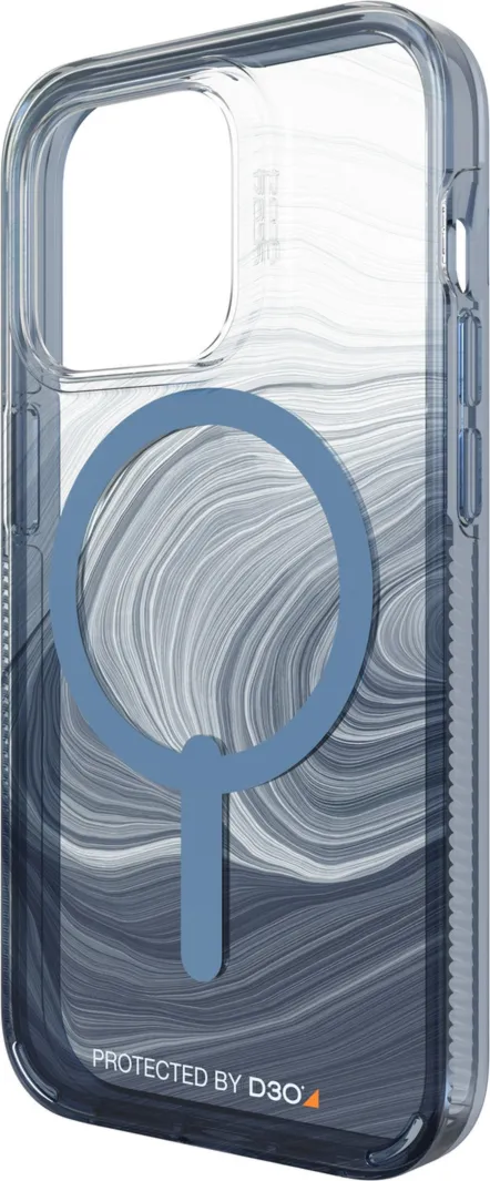 GEAR4 - iPhone 14 Pro Gear4 D3O Milan Snap Case - Blue Swirl