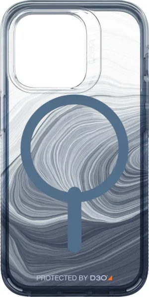 GEAR4 - iPhone 14 Pro Gear4 D3O Milan Snap Case - Blue Swirl