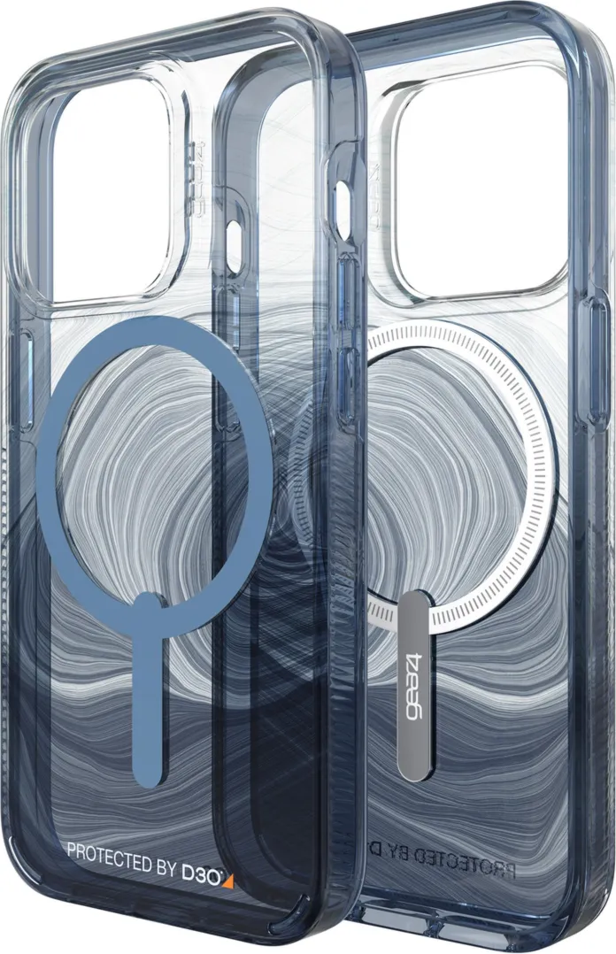 GEAR4 - iPhone 14 Pro Gear4 D3O Milan Snap Case - Blue Swirl