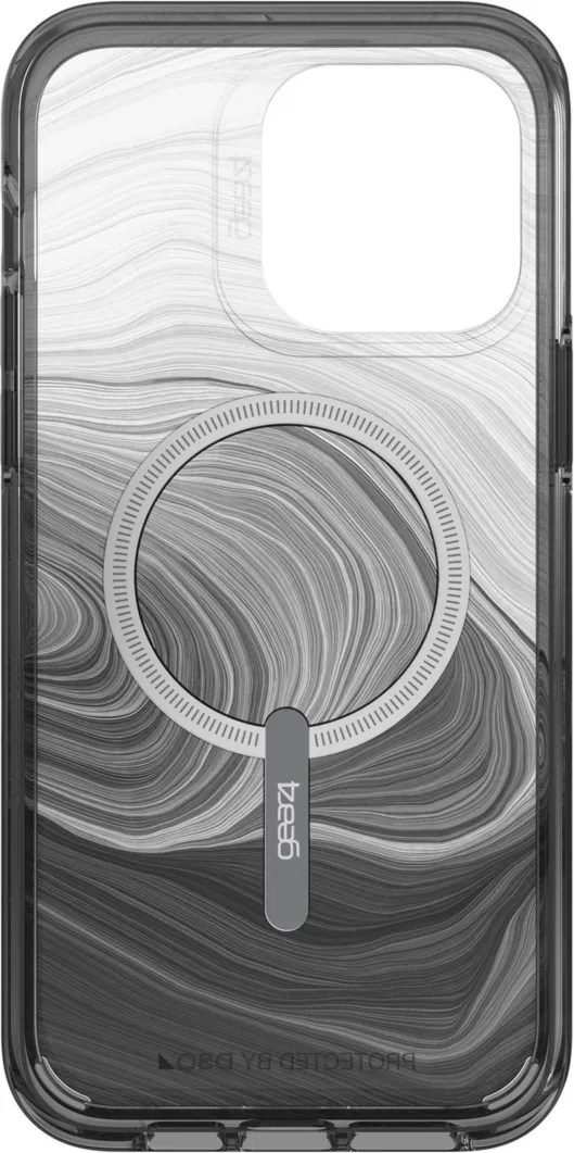 GEAR4 - iPhone 14 Pro Max Gear4 D3O Milan Snap Case - Black Swirl