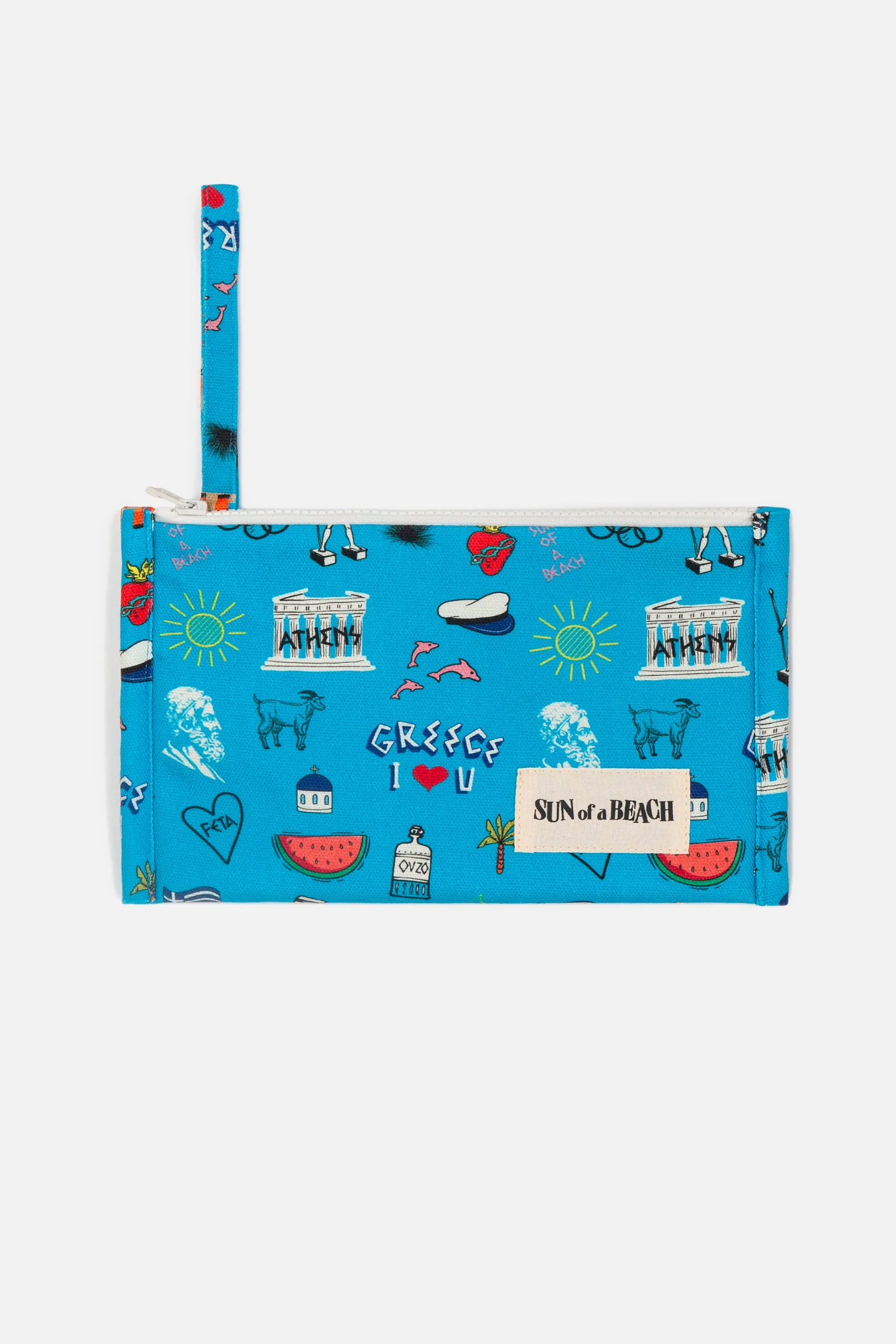 Greece I Love you Blue | Little Waterproof Pouch