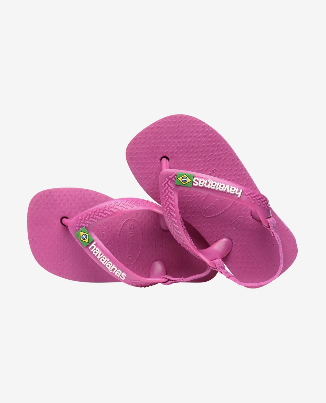 HAVAIANAS Baby Brazil Logo Jandals - Pink/Gum