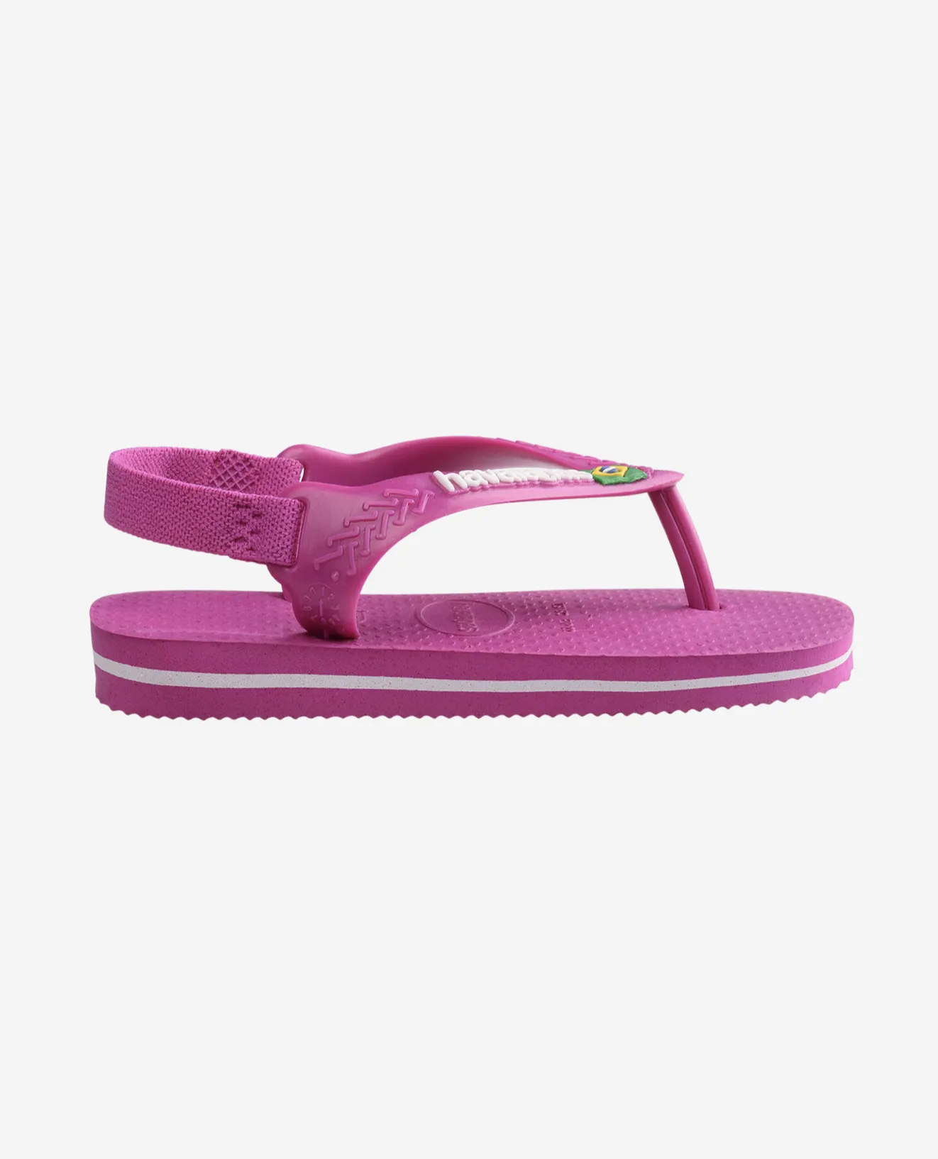HAVAIANAS Baby Brazil Logo Jandals - Pink/Gum