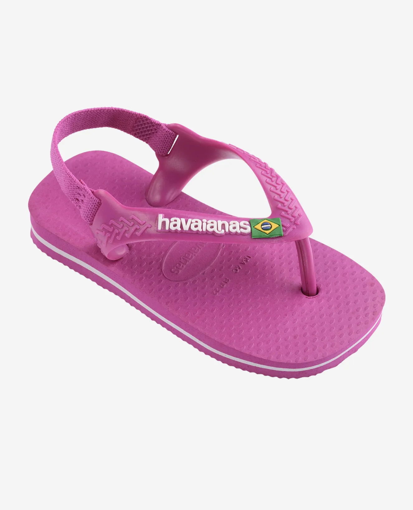 HAVAIANAS Baby Brazil Logo Jandals - Pink/Gum