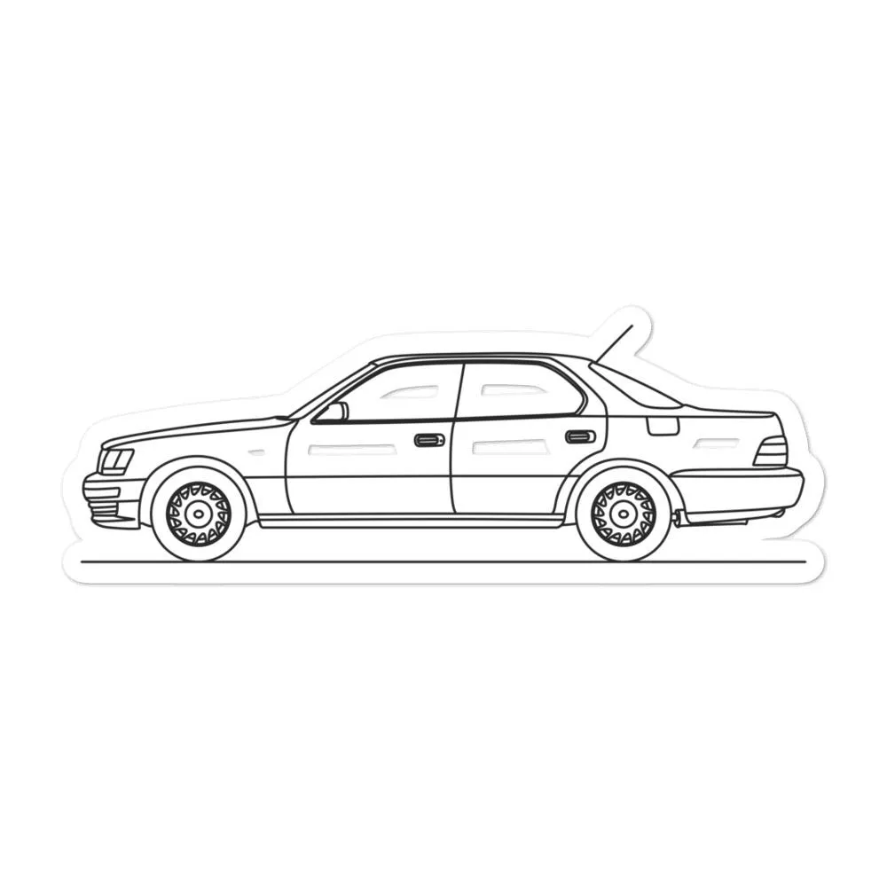 Lexus LS 400 Silhouette Sticker