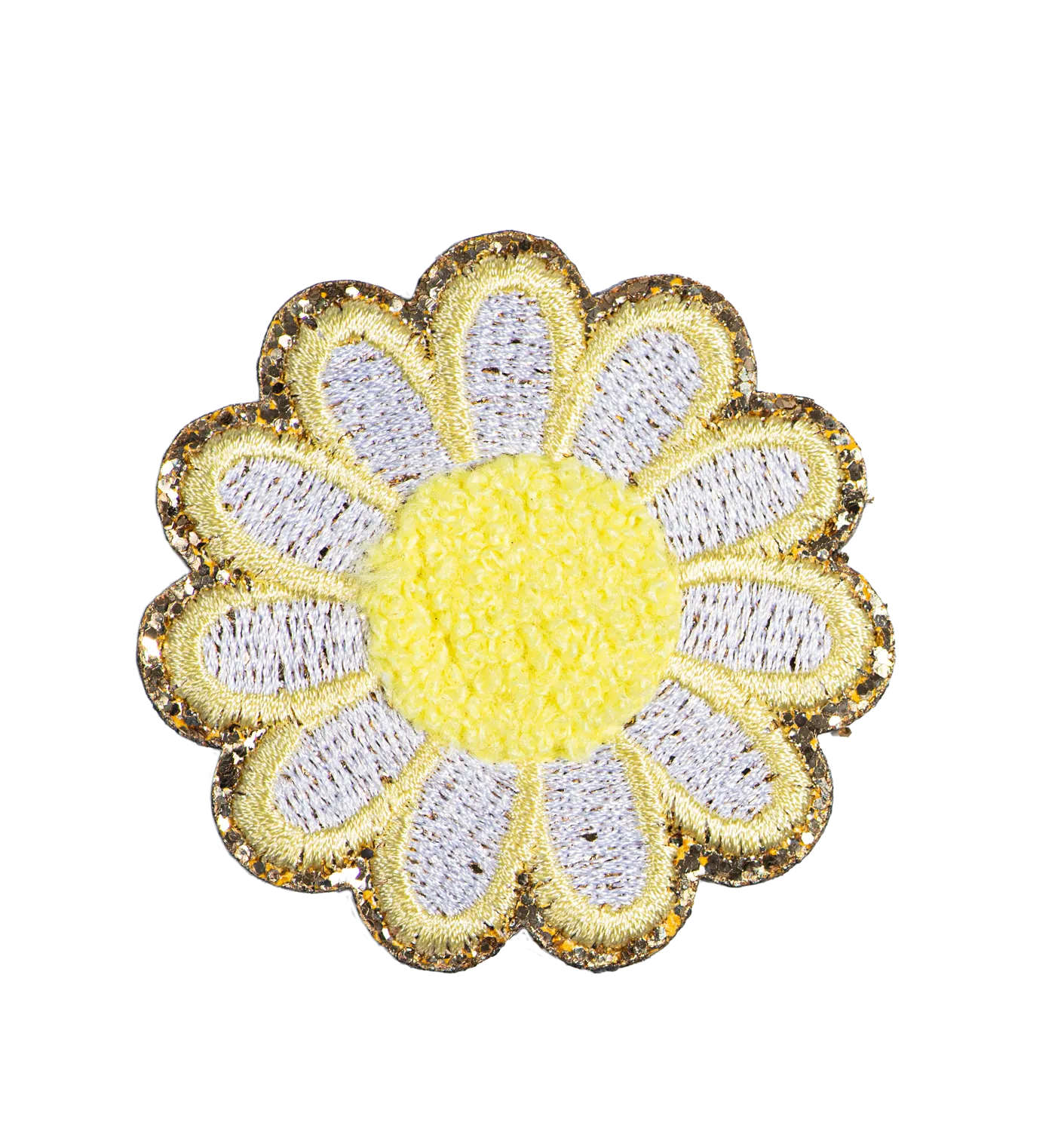 Patch - Embroidered Daisy Flower