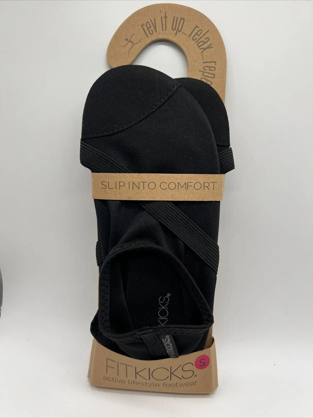 Small Fitkicks Women's Active Lifestyle Footwear BLACK FLEX Yoga Water Sports